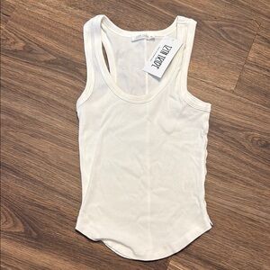 Zara White Tank Top